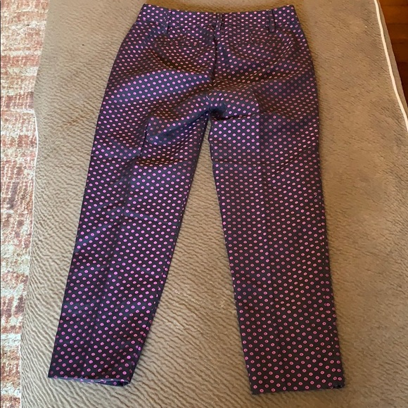 J Crew skimmer city dot mod jacquard crop ankle - Picture 5 of 8